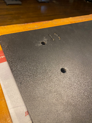 Moose Utility UTV Black Steel Snow Plow Mounting Plate 2020-23 Honda Pioneer 500