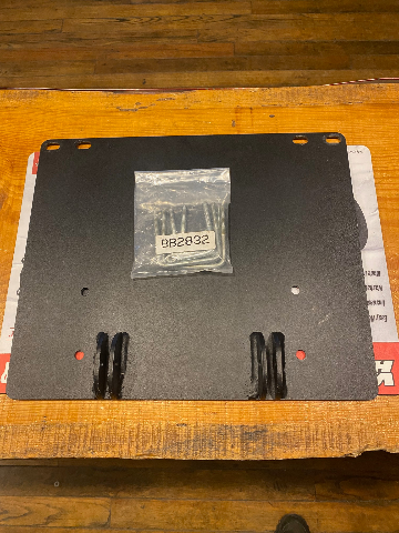 Moose Utility UTV Black Steel Snow Plow Mounting Plate 2020-23 Honda Pioneer 500
