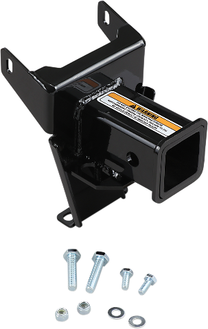 Moose Utility Black Rear 2" Hitch Receiver 2007-2018 Yamaha Grizzly Big Bear