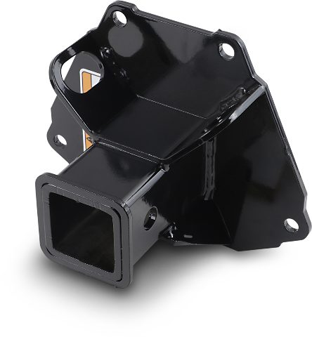 Moose Utility Black Rear 2" Receiver Hitch for 2011-2014 Polaris RZR 900 XP EFI