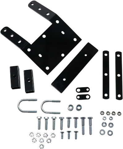 Moose Utility Black ATV Front Winch Mount for 2007-2014 Honda Rancher TRX420 4x4