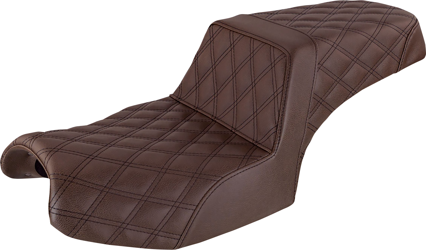Saddlemen Brown Step Up Lattice Seat fits 2020-2023 Indian Challenger Pursuit