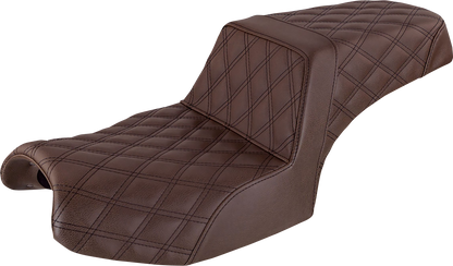 Saddlemen Brown Step Up Lattice Seat fits 2020-2023 Indian Challenger Pursuit