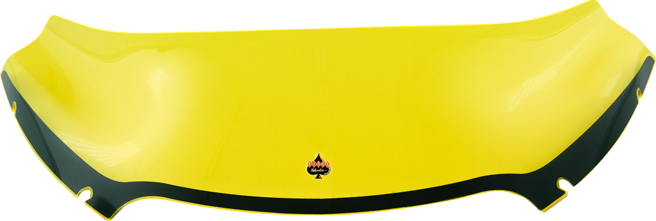 Klock Werks Kolor Flare 6" Yellow Ice Windshield 2015-23 Harley Road Glide FLTR