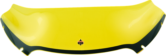 Klock Werks Kolor Flare 6" Yellow Ice Windshield 2015-23 Harley Road Glide FLTR