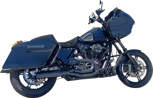 Bassani Super Bike 2-1 Mid-Length Exhaust System for 2017-2025 Harley Touring M8