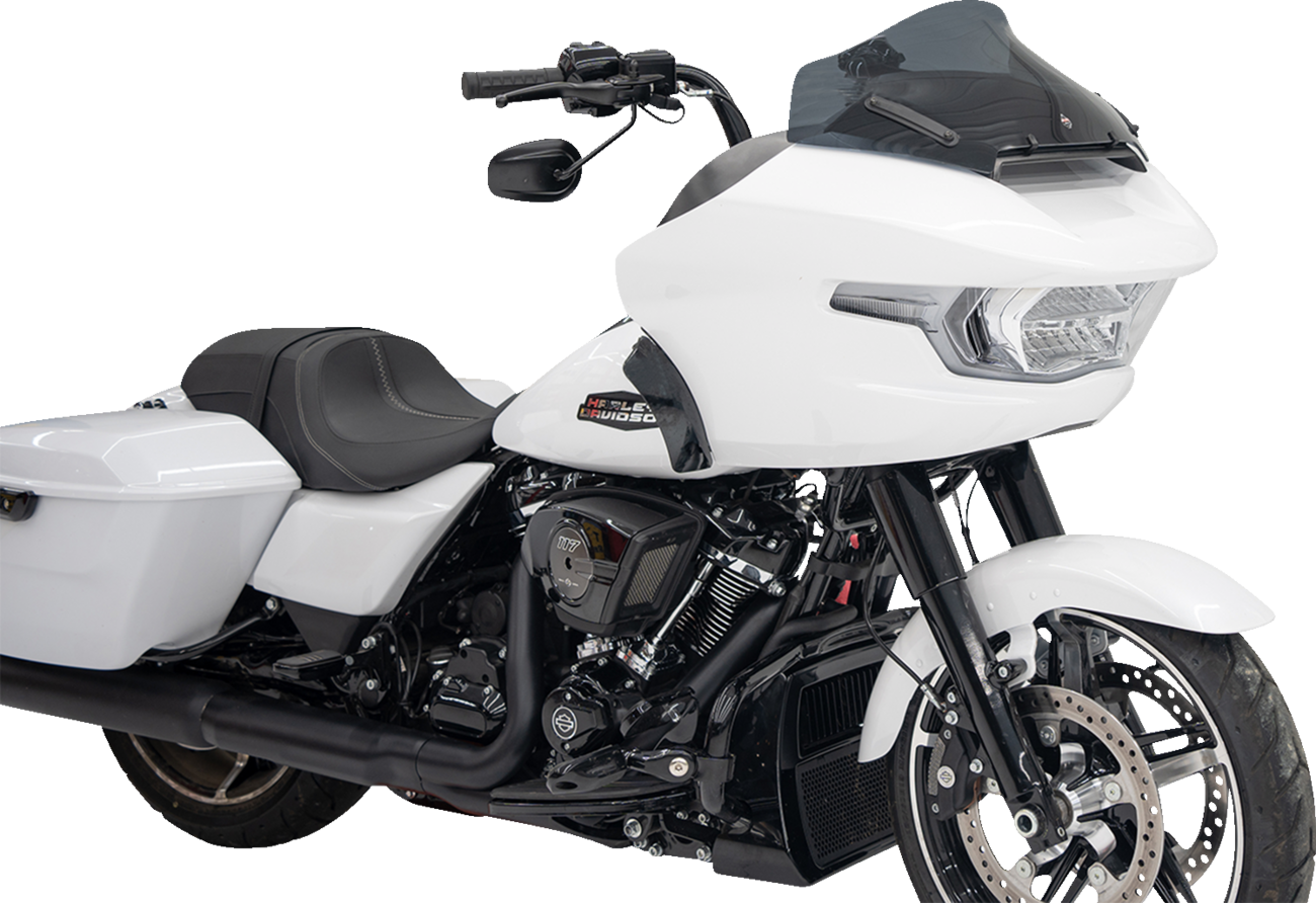 Klock Werks Sport Flare 10" Dark Smoke Windshield for 2023-25 Harley Road Glide