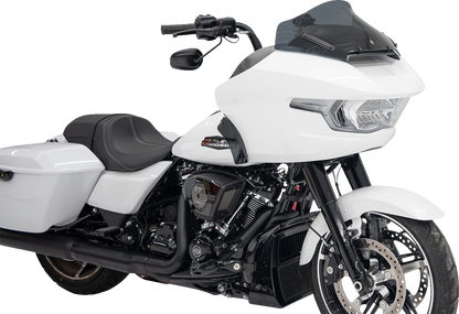 Klock Werks Sport Flare 10" Dark Smoke Windshield for 2023-25 Harley Road Glide