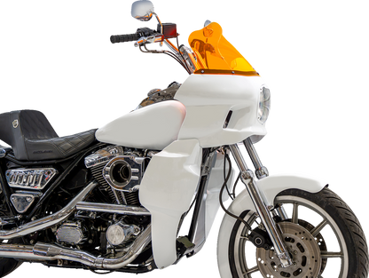 Klock Werks Flare 12.5" Orange Ice Windshield fits Saddlemen S-RT Mini Fairing