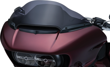 Kuryakyn Black Front Fairing Windshield Trim 2015-2021 Harley Road Glide FLTRU