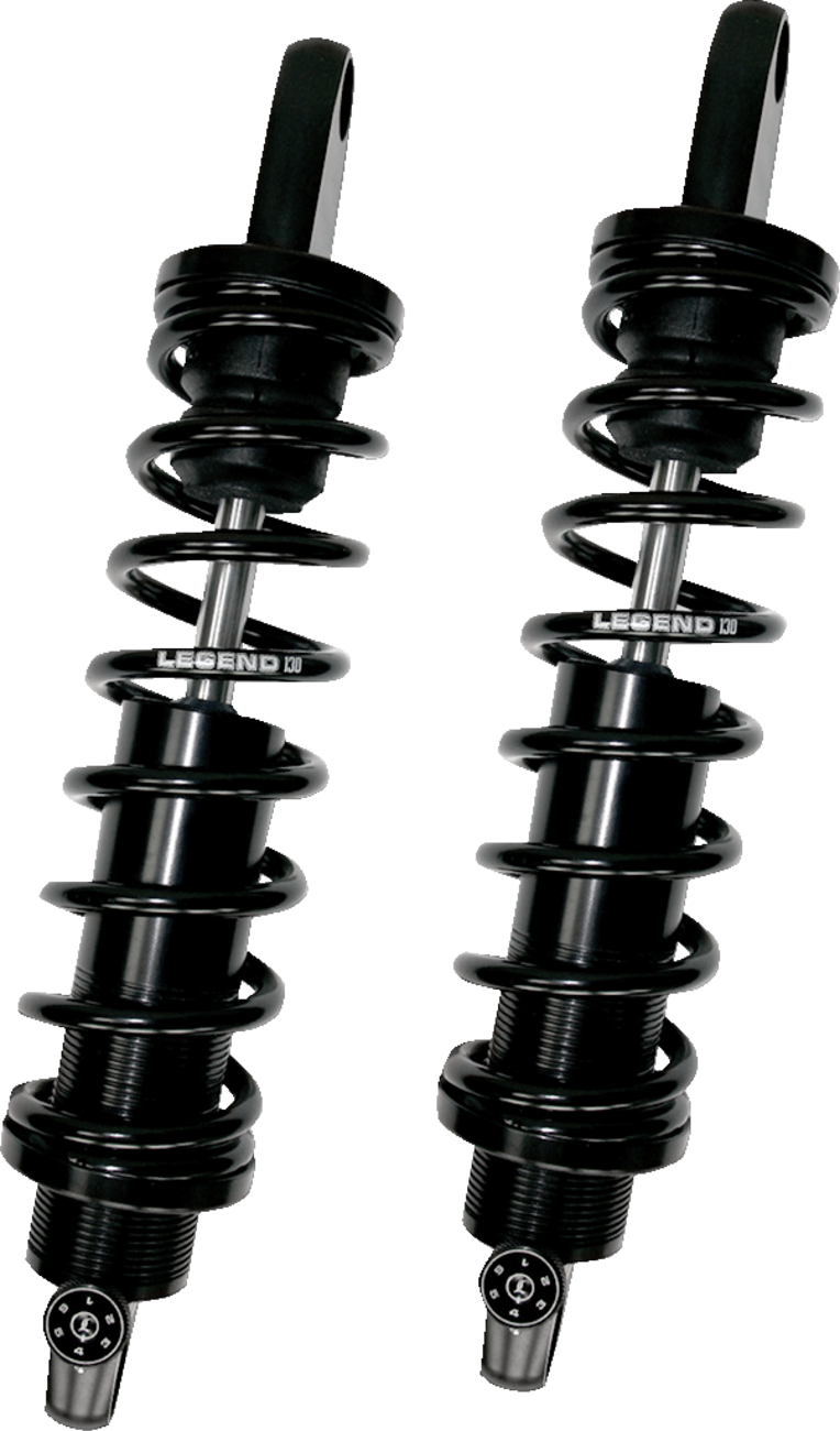 Legend REVO-A Black 14" Standard Rear Shocks for 1991-2017 Harley Dyna FXD