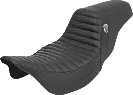 Saddlemen Pro Series SDC Tuck n Roll Carbon Gel Seat 2008-2025 Harley Touring