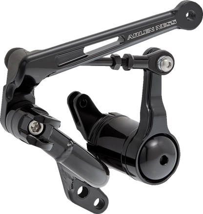 Arlen Ness Black Frame Mounted Mid Controls Kit 2009-2024 Harley Touring Models