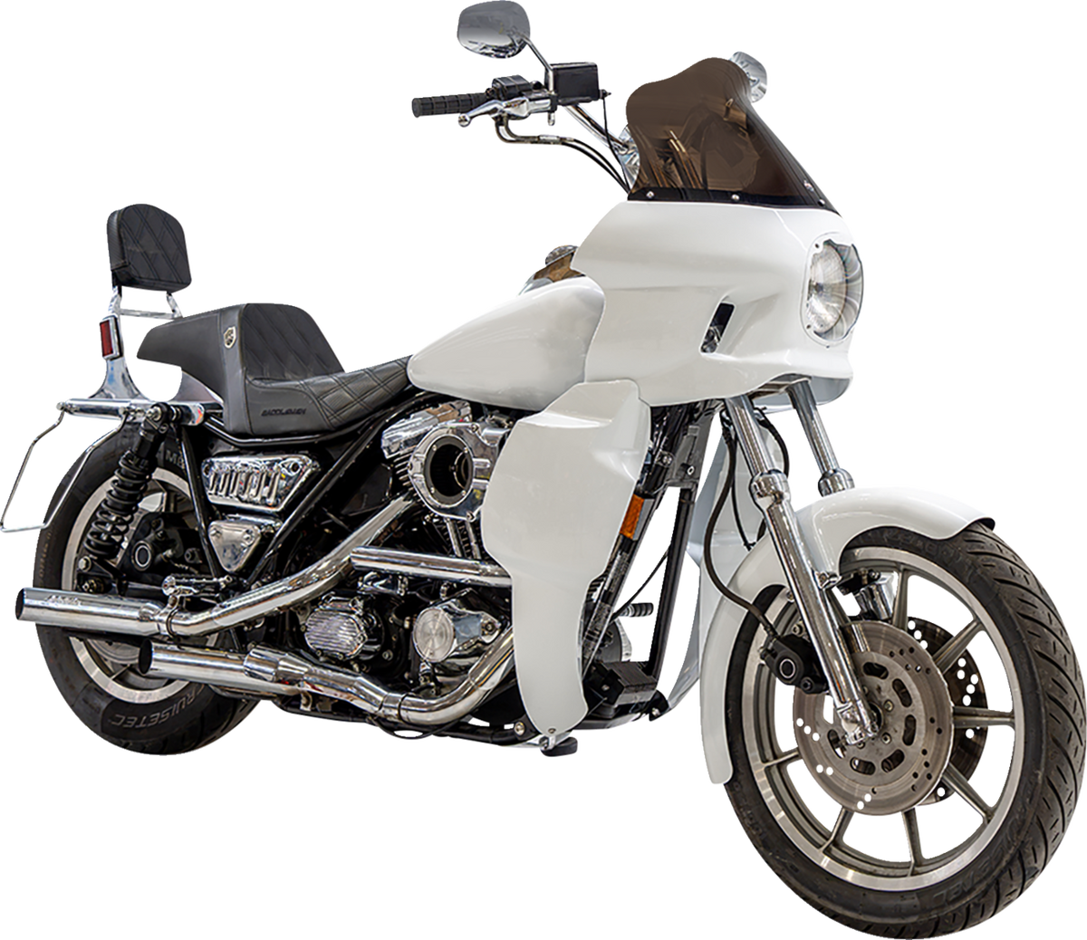 Klock Werks Kolor Flare 12.5" Bronze Windshield fits Saddlemen S-RT Mini Fairing