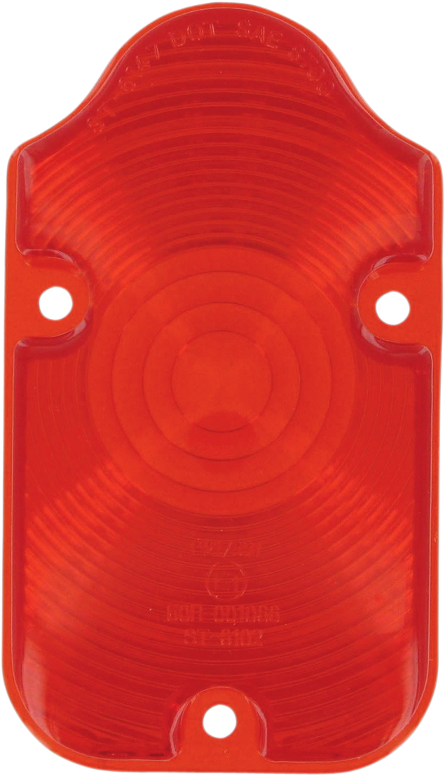 Drag Specialties Red Rear Tombstone Tailight Lens for Harley Davidson