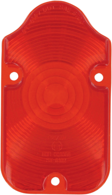 Drag Specialties Red Rear Tombstone Tailight Lens for Harley Davidson
