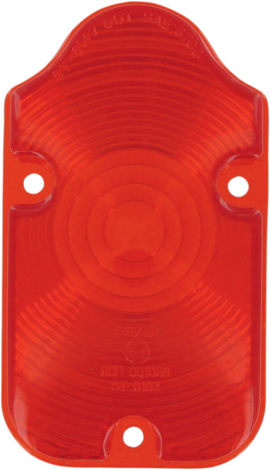 Drag Specialties Red Rear Tombstone Tailight Lens for Harley Davidson
