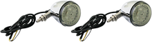 Custom Dynamics Chrome Probeam Front LED Universal Motorcycle Turn Signals