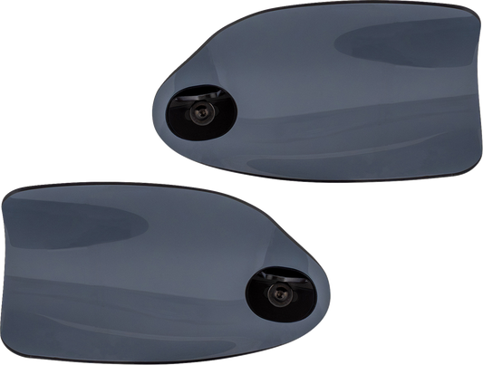 Klock Werks Flare Dark Smoke Hand Guards fits 2002-2025 Harley Hydraulic Clutch