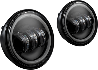 Custom Dynamics ProGlow 4.5" LED Passing Spotlights & Halos 1979-2024 Harley