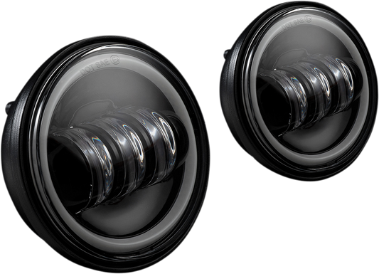 Custom Dynamics ProGlow 4.5" LED Passing Spotlights & Halos 1979-2024 Harley