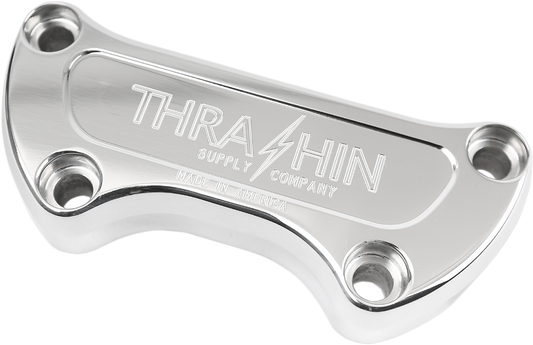 Thrashin Supply 1" Polished Motorcycle Handlebar Clamp for Harley Davidson