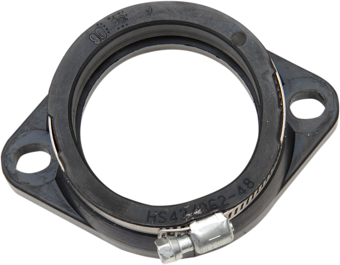 Mikuni Carburetor Intake Manifold 48mm Rubber Flange Mount Adapter for Harley