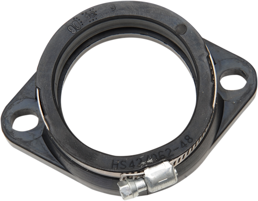 Mikuni Carburetor Intake Manifold 48mm Rubber Flange Mount Adapter for Harley