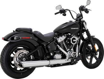 Vance & Hines Twin Slash Chrome 4" Slip On Muffler for 2025 Harley Softail 16750