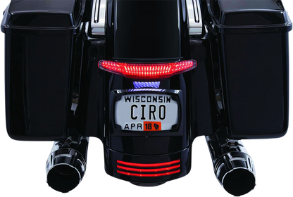 Ciro Latitude Taillight License Plate Mount 2010-2013 Harley Touring FLHX FLTRX