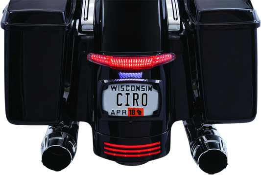 Ciro Latitude Taillight License Plate Mount 2010-2013 Harley Touring FLHX FLTRX