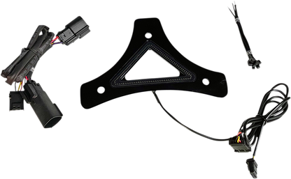 Custom Dynamics Black LED Backrest Brake Light 2014-2024 Harley Touring Models