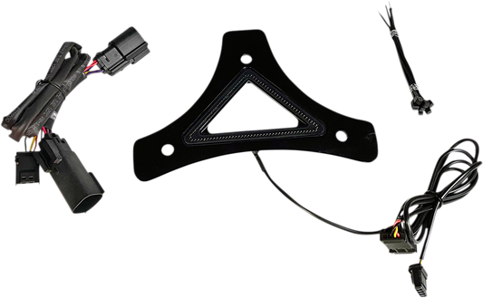 Custom Dynamics Black LED Backrest Brake Light 2014-2024 Harley Touring Models