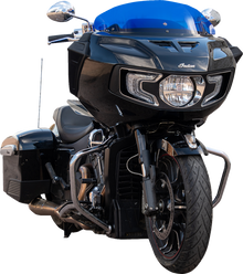 Klock Werks 8" Blue Kolor Flare Windshield 2020-2025 Indian Challenger Pursuit