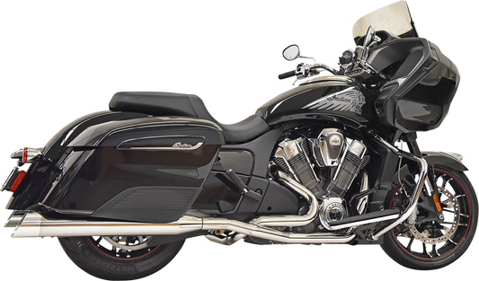Bassani Chrome True Dual Exhaust System 2020-2021 Indian Challenger Dark Horse