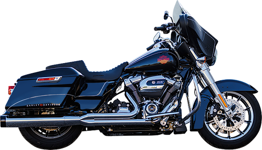 S&S Sidewinder 2-1 Chrome Exhaust System fits 2017-2024 Harley Touring 550-0758