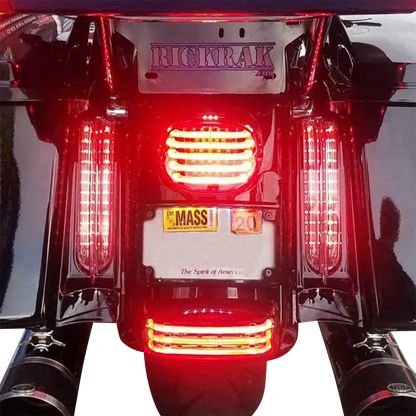 RickRak Rear Filler Panel Bracket Fill for 2009-2013 Harley Touring CVO FLHR