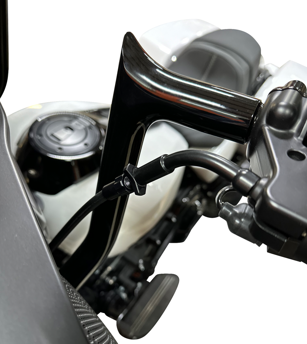 Fat Baggers EZ Install +2" Upper Clutch Cable for 2021-2023 Harley Touring FLHX