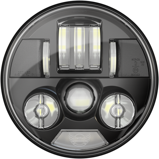 Custom Dynamics Probeam 7" Black LED Headlight 2014-2023 Indian Chieftain Chief