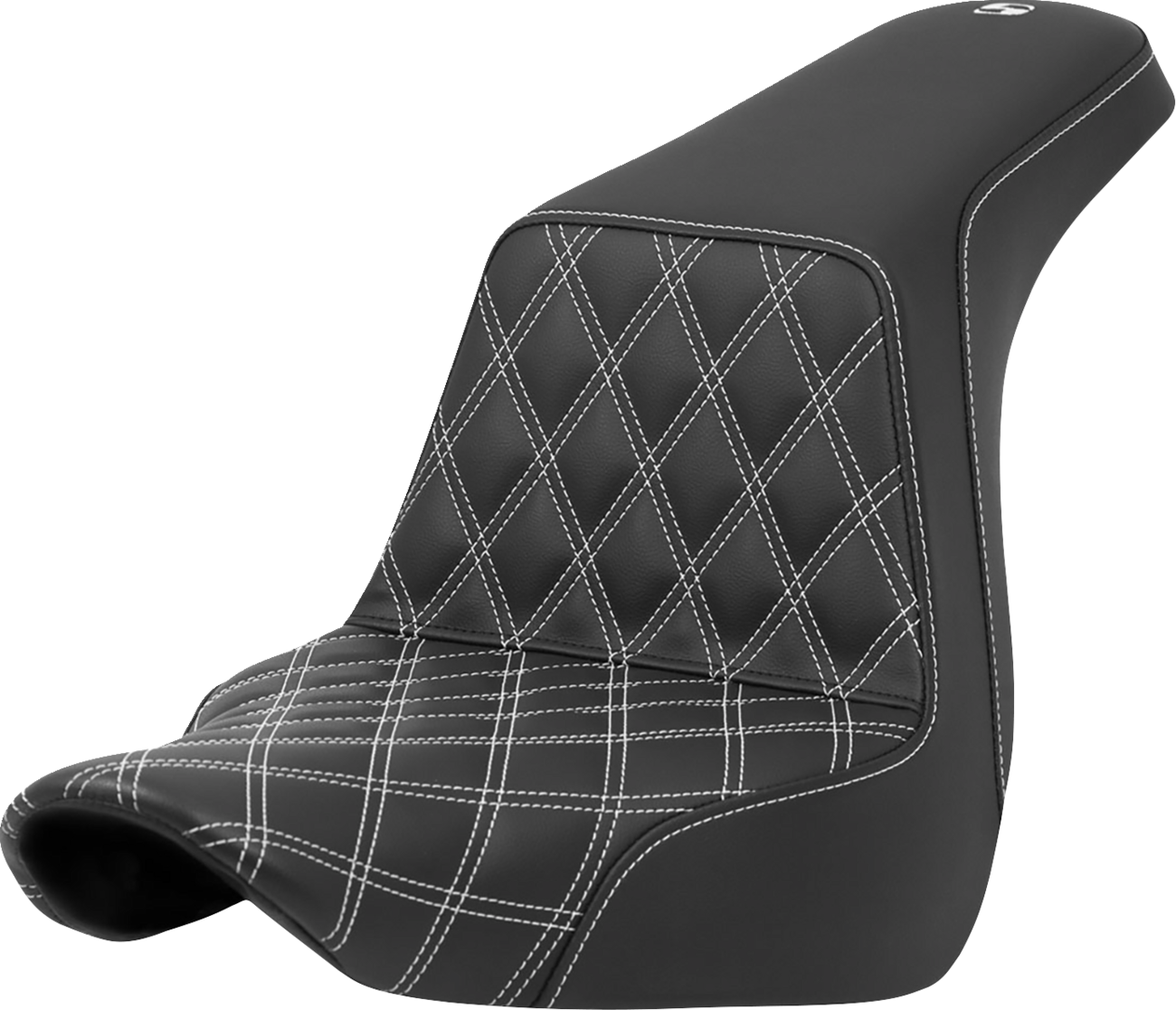 Saddlemen Step Up White Lattice Gel Seat 2018-2025 Harley Low Rider Sport Glide