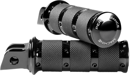 Performance Machine XLS Black Foot Pegs 2018-2024 Harley Softail FXFB FLSL FLHC