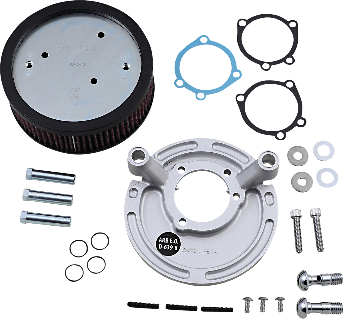 Arlen Ness Big Sucker Air Cleaner Kit fits 1988-2022 Harley Davidson Sportster