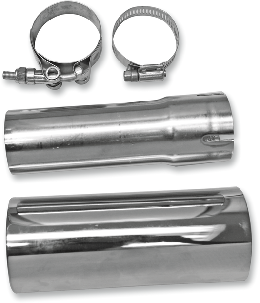 Bassani Chrome Steel Muffler Adapter for 2010 Harley Touring FLHX FLTRX