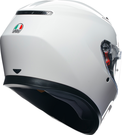 AGV K3 Seta White Unisex Adult Motorcycle Street Riding Full Face Helmet