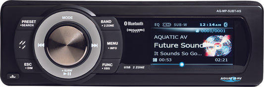 Aquatic AV Bluetooth SiriusXM Amp Stereo Harley 98-13 Touring FLHT FLTR FLHX