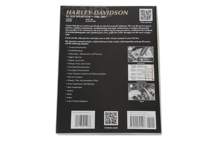 Clymer Motorcycle Repair Service Manual 1986-2003 Harley Sportster XL 883 1200