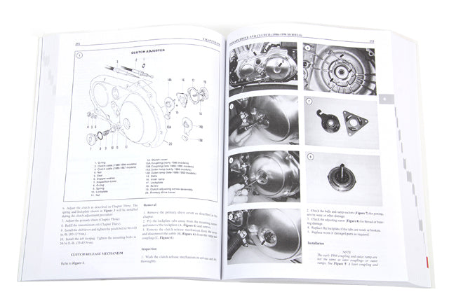 Clymer Motorcycle Repair Service Manual 1986-2003 Harley Sportster XL 883 1200