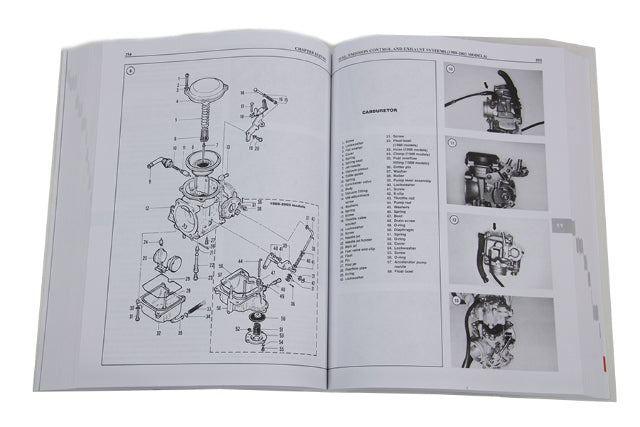 Clymer Motorcycle Repair Service Manual 1986-2003 Harley Sportster XL 883 1200