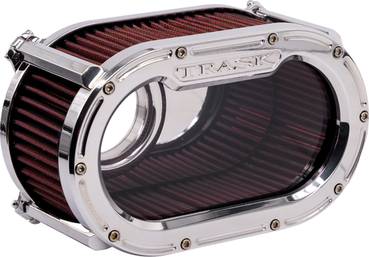 Trask Big Papi High-Flow Chrome Air Filter for 2023-2026 Harley Touring Softail