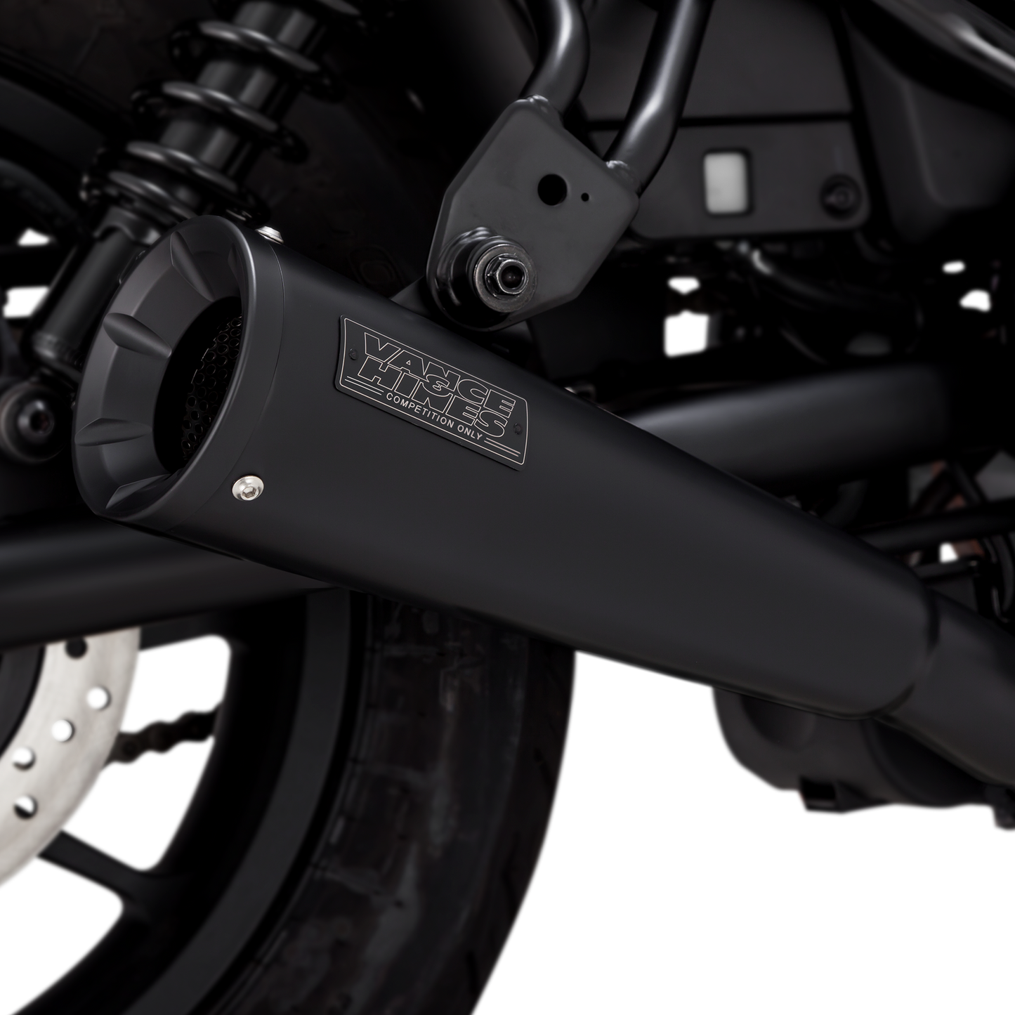 Vance & Hines Black Upsweep Slip on Muffler 2017-2025 Honda Rebel CMX 500 300